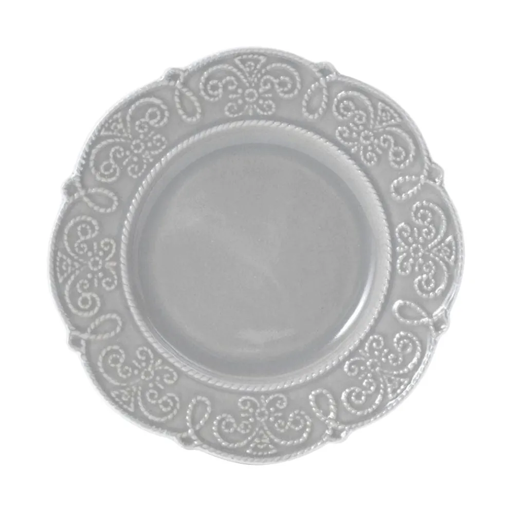 Abby Gray 16 Piece Dinnerware Set, Service for 4