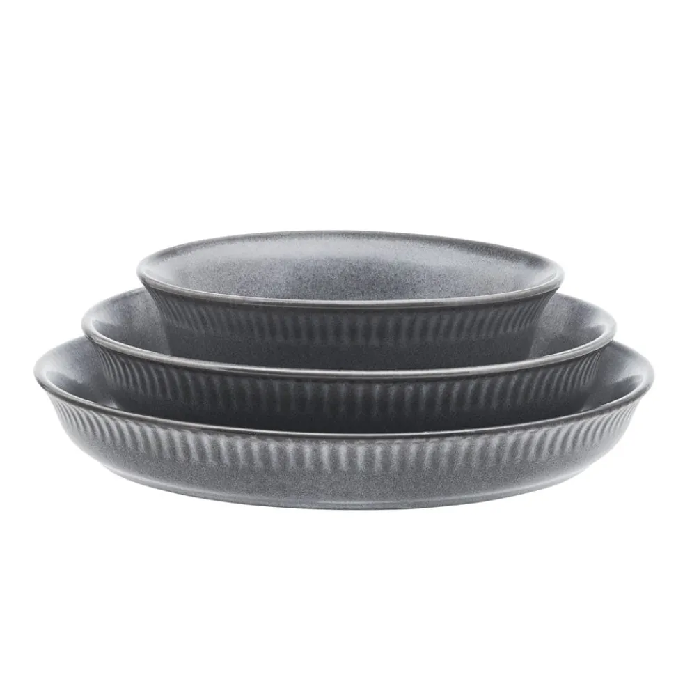 Amara Slate 6 Piece Dinnerware Bowl Set, Service for 2