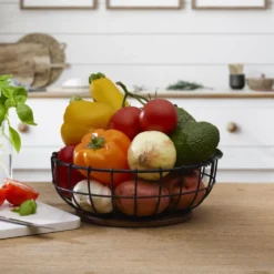 Anvil Cage Centerpiece Basket
