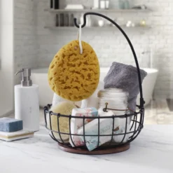 Anvil Cage Fruit Storage Basket with Banana Hook