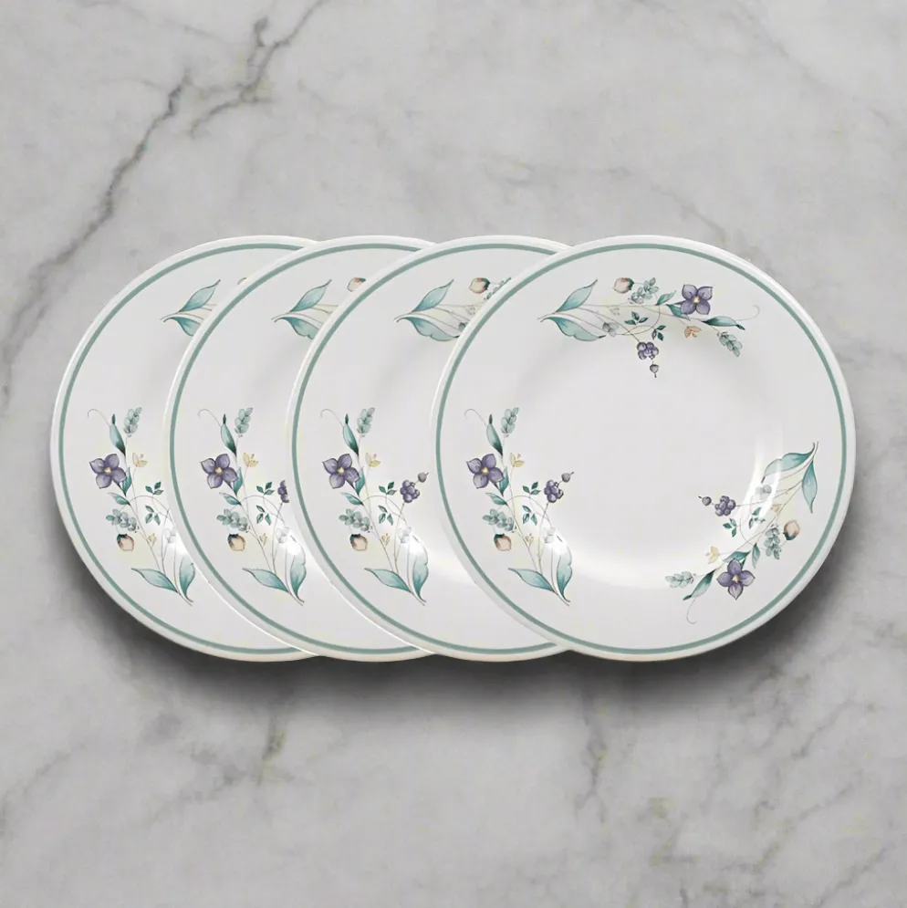 April Set of 4 Salad Plates