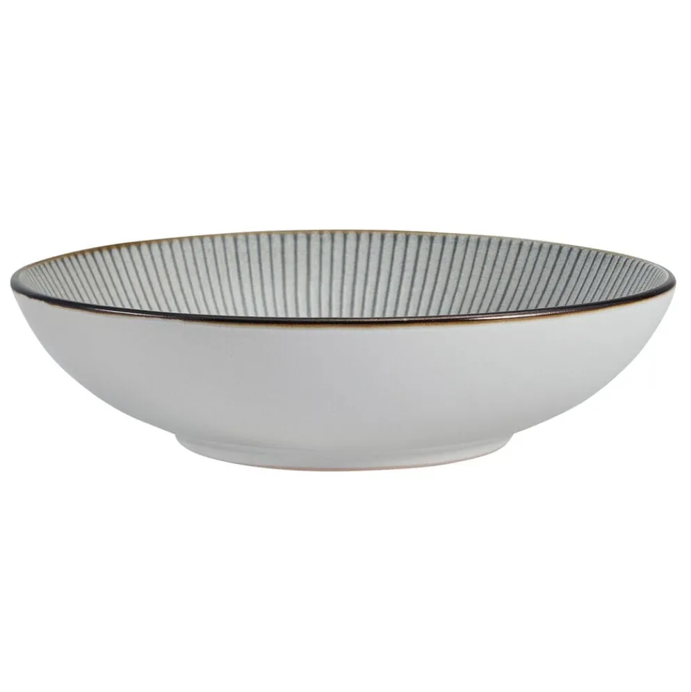 Arlie Gray 12 Piece Pasta Dinnerware Set, Service for 4