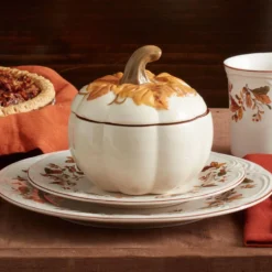 Autumn Berry™ Covered Pumpkin Bowl