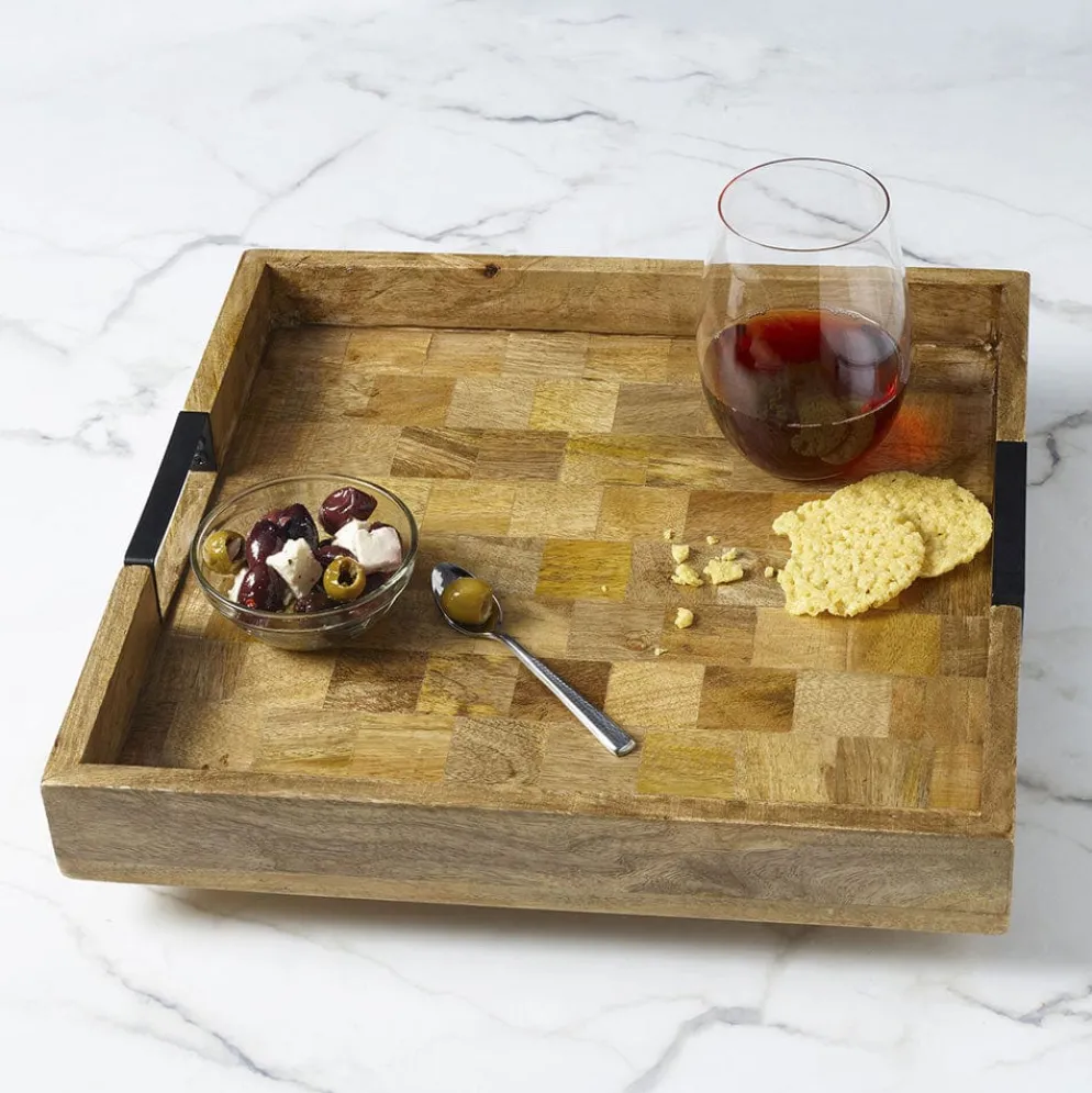 Avery Square Lazy Susan Serve Tray