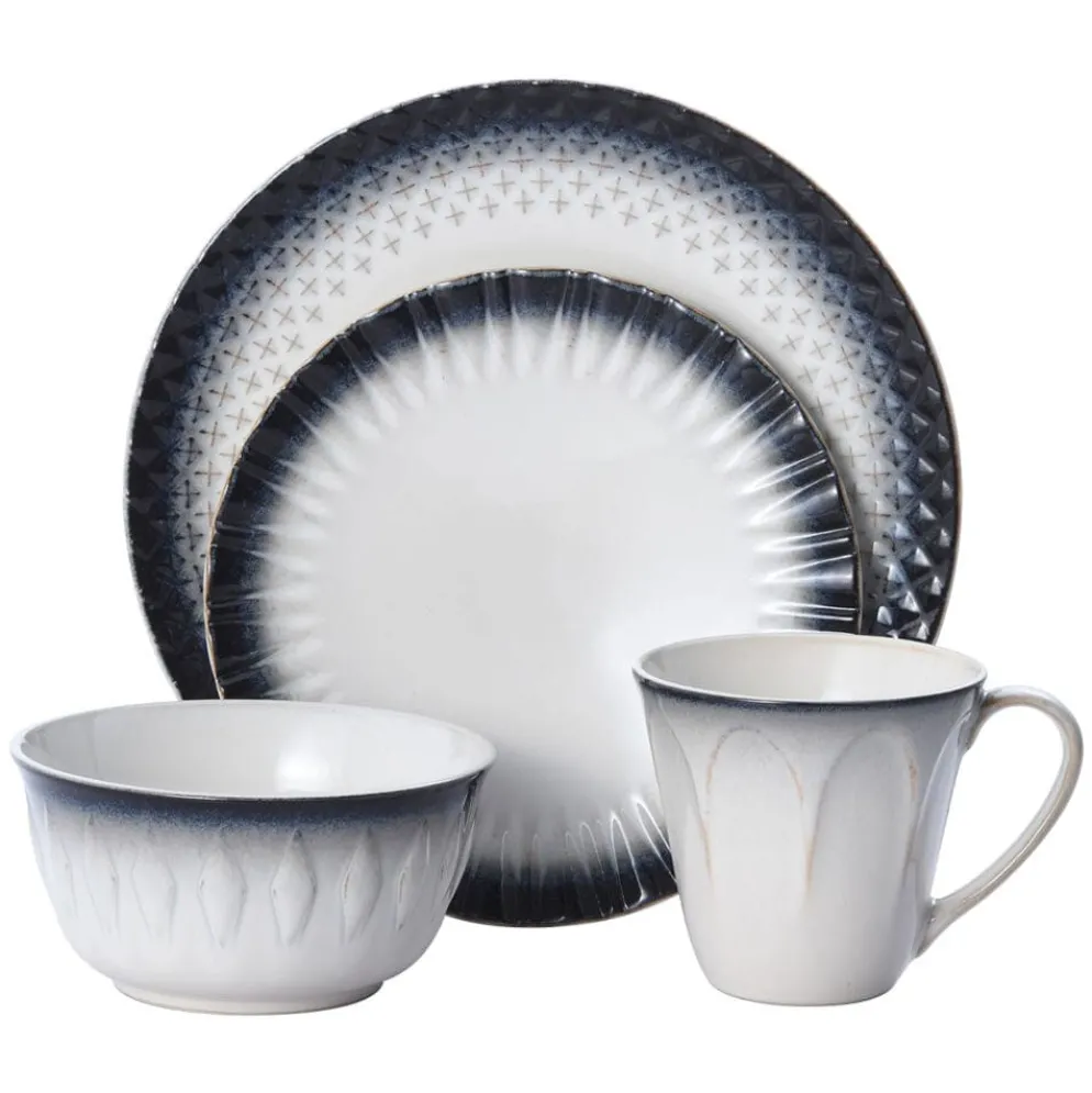 Blake 16 Piece Dinnerware Set, Service for 4