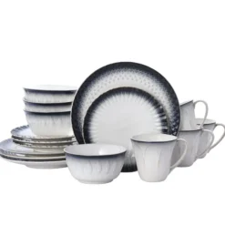 Blake 16 Piece Dinnerware Set, Service for 4