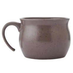 Brown Speckled Jumbo Soup Mug