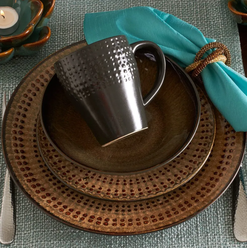 Cambria 16 Piece Dinnerware Set, Service for 4