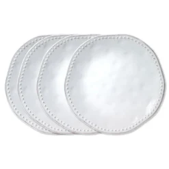 Canyon Bead Set of 4 Dinner Plates