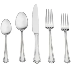 Capri Frost 53 Piece Flatware Set, Service for 8