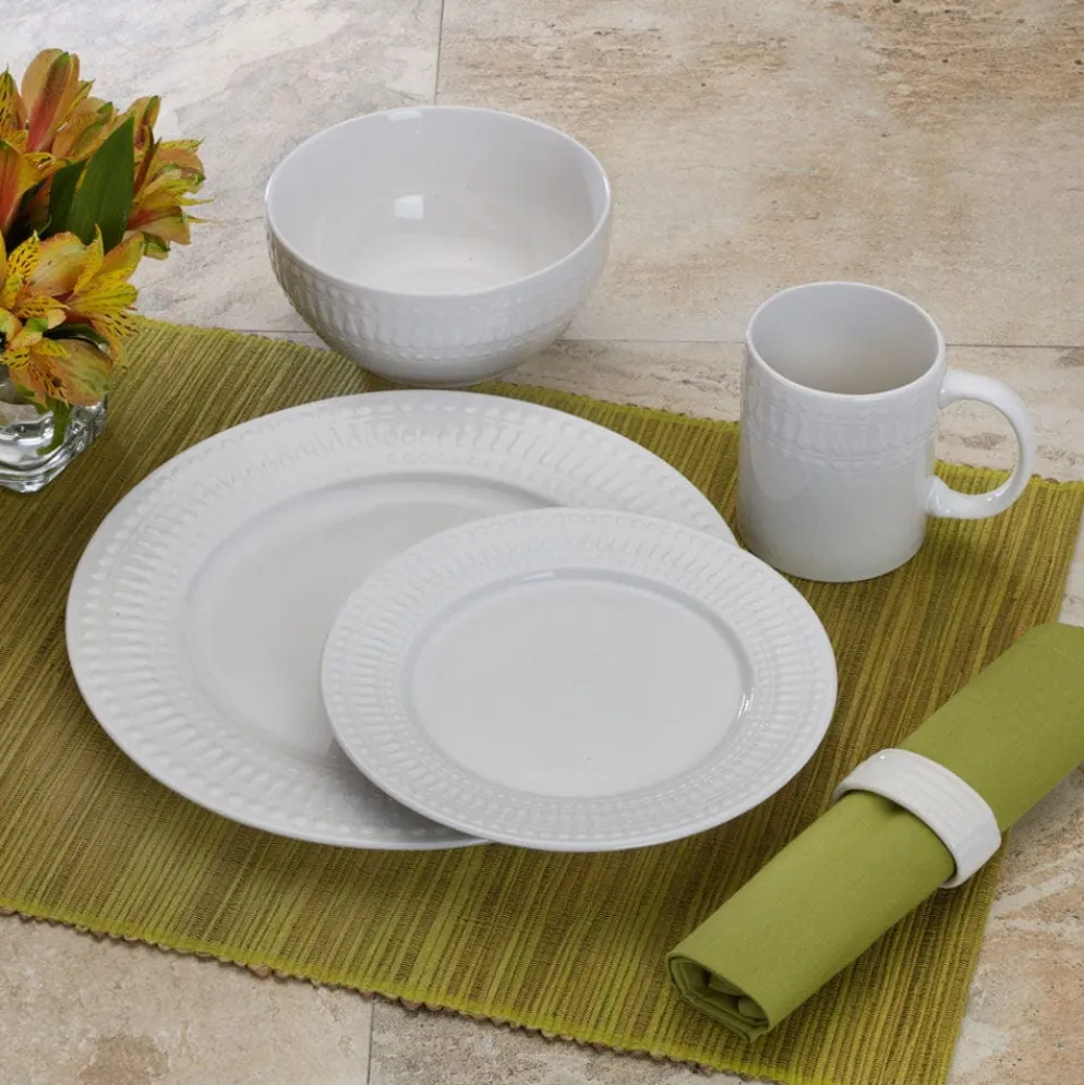 Cassandra 16 Piece Dinnerware Set, Service for 4