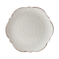 Chateau Cream 12 Piece Outdoor Melamine Dinnerware Set, Service for 4