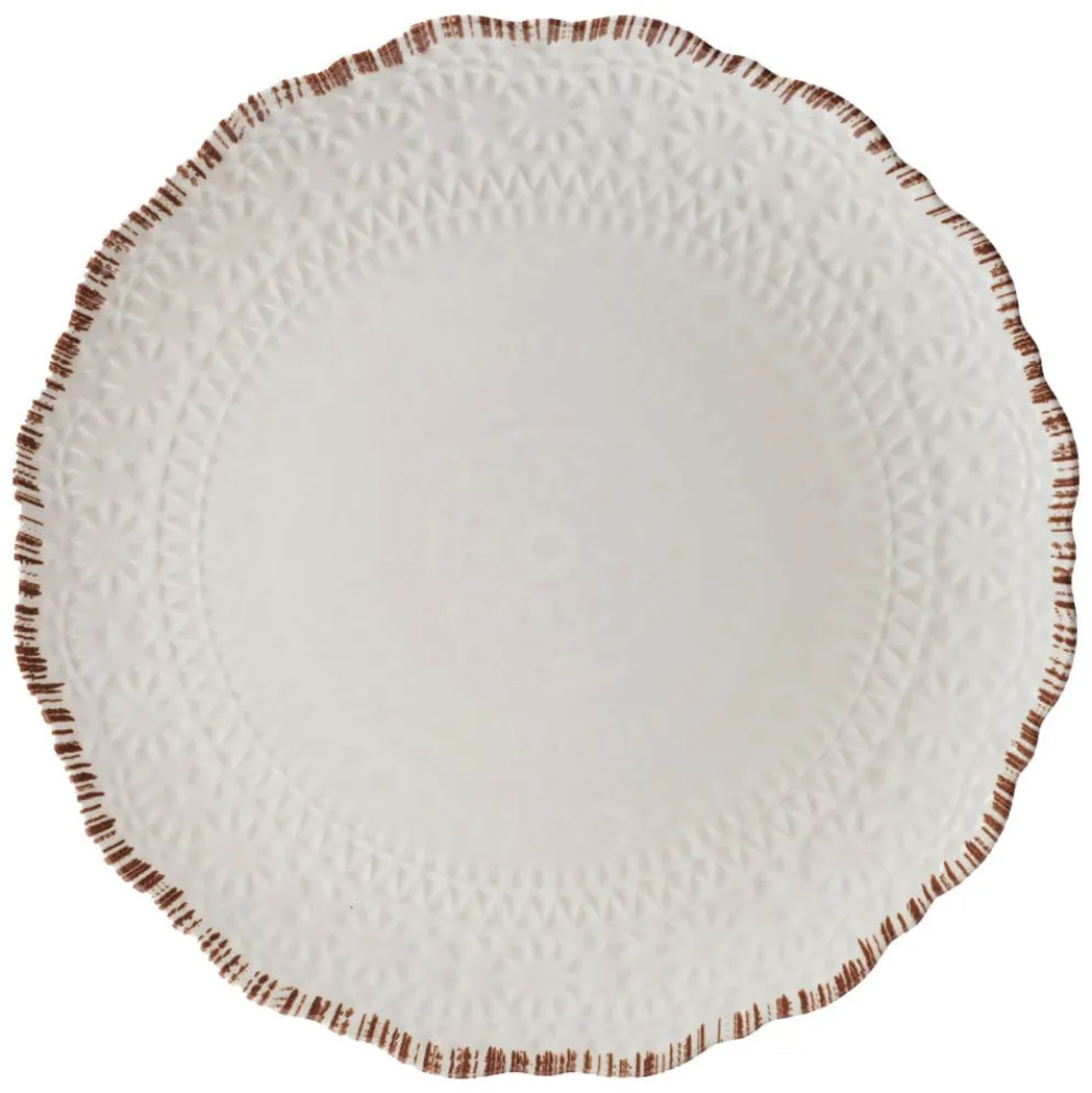 Chateau Cream 12 Piece Outdoor Melamine Dinnerware Set, Service for 4