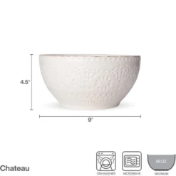 Chateau Cream Serving Bowl