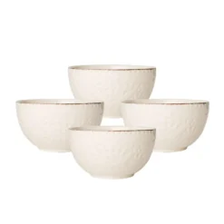 Chateau Cream Set of 4 Fruit Bowls