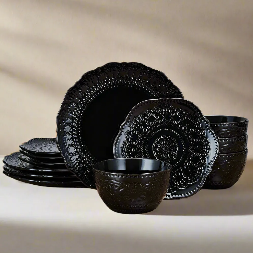 Chateau Midnight Set of 4 Soup Cereal Bowls