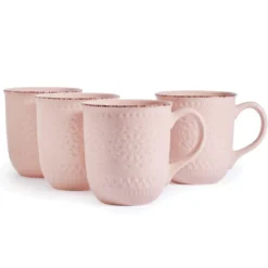 Chateau Pink Set of 4 Mugs