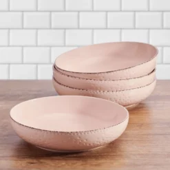 Chateau Pink Set of 4 Pasta Bowls