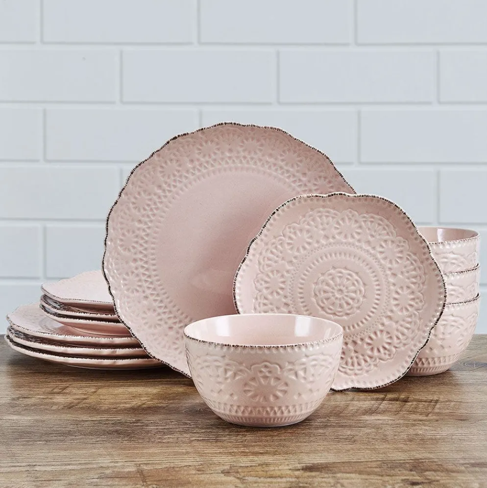 Chateau Pink Set of 4 Soup Cereal Bowls
