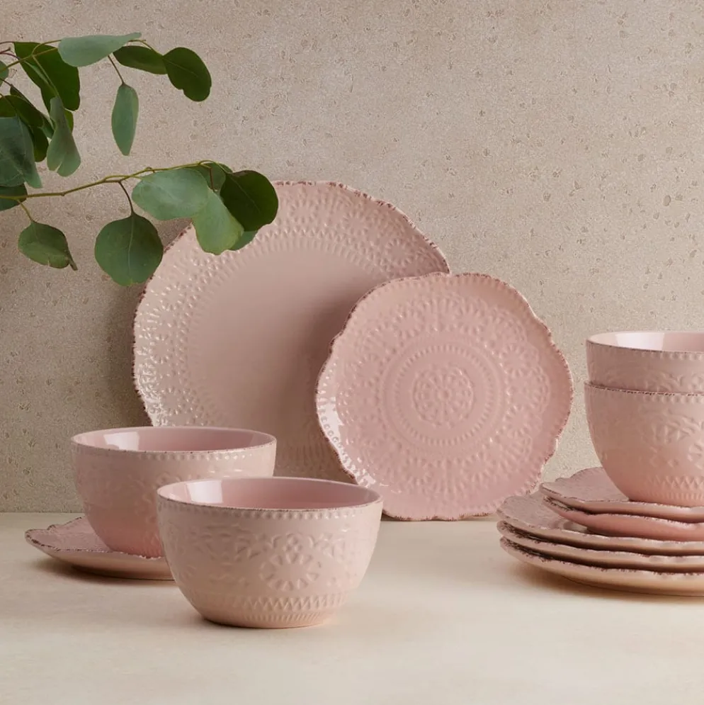 Chateau Pink Set of 4 Soup Cereal Bowls