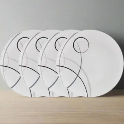 Circles Set of 4 Dinner Plates