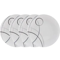 Circles Set of 4 Dinner Plates