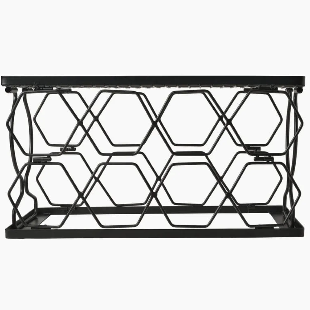 Collapsible Stackable 8 Bottle Wine Rack