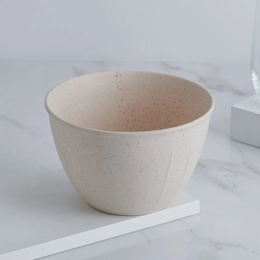 Cream Speckled Bowl