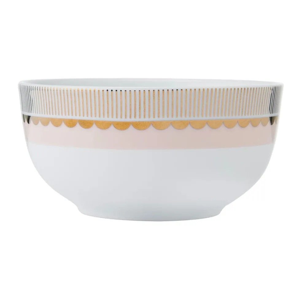 Darbie Angell Golden Charm Metallic 12 Piece Dinnerware Set, Service for 4