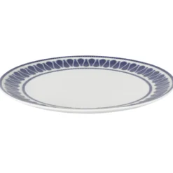 Dolly Parton Mosaic Blue Butterfly 12 Piece Dinnerware Set Service for 4