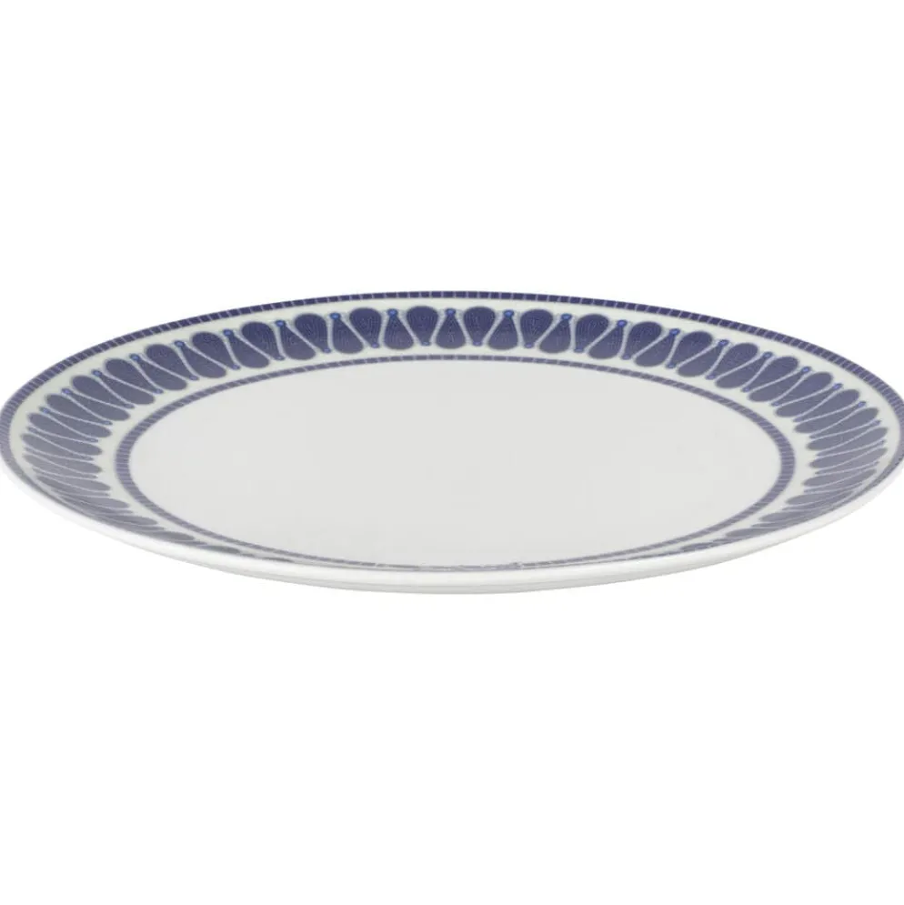 Dolly Parton Mosaic Blue Butterfly 12 Piece Dinnerware Set Service for 4