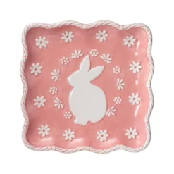 Easter Bunny Square Plate