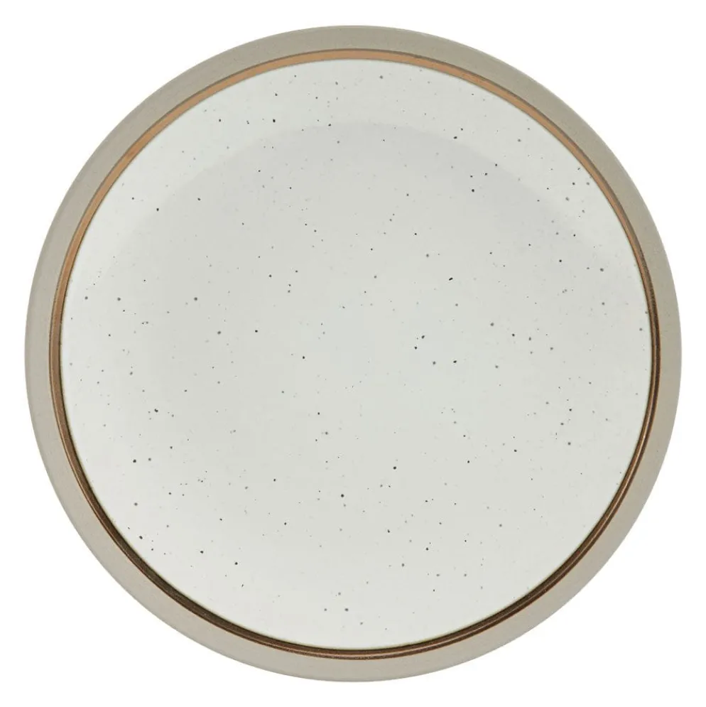 Ezra Taupe 16 Piece Dinnerware Set, Service for 4