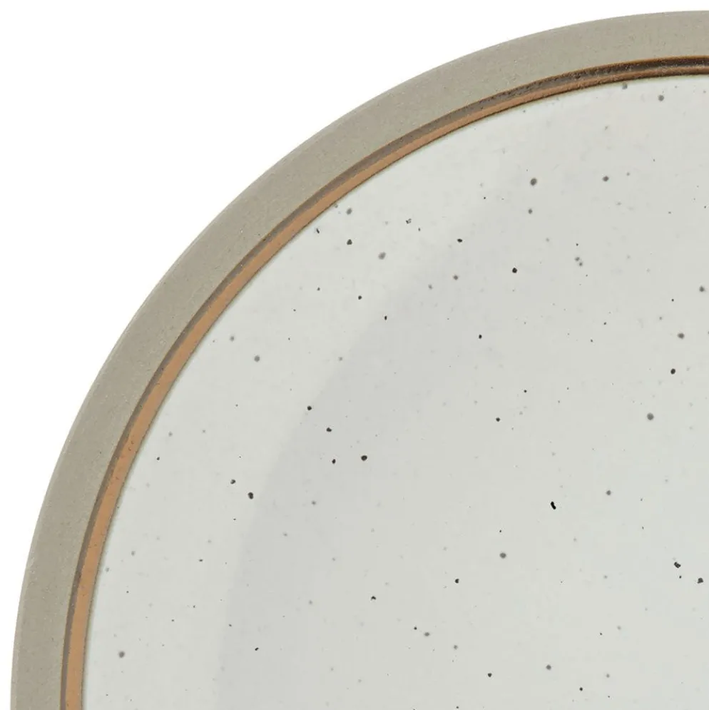Ezra Taupe 16 Piece Dinnerware Set, Service for 4