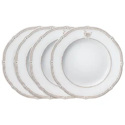 Farmhouse Hen Set of 4 Dinner Plates
