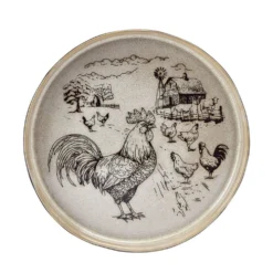 Farmyard Rooster 12 Piece Dinnerware Set, Service for 4