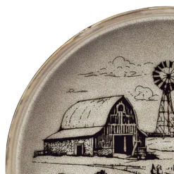 Farmyard Rooster 12 Piece Dinnerware Set, Service for 4