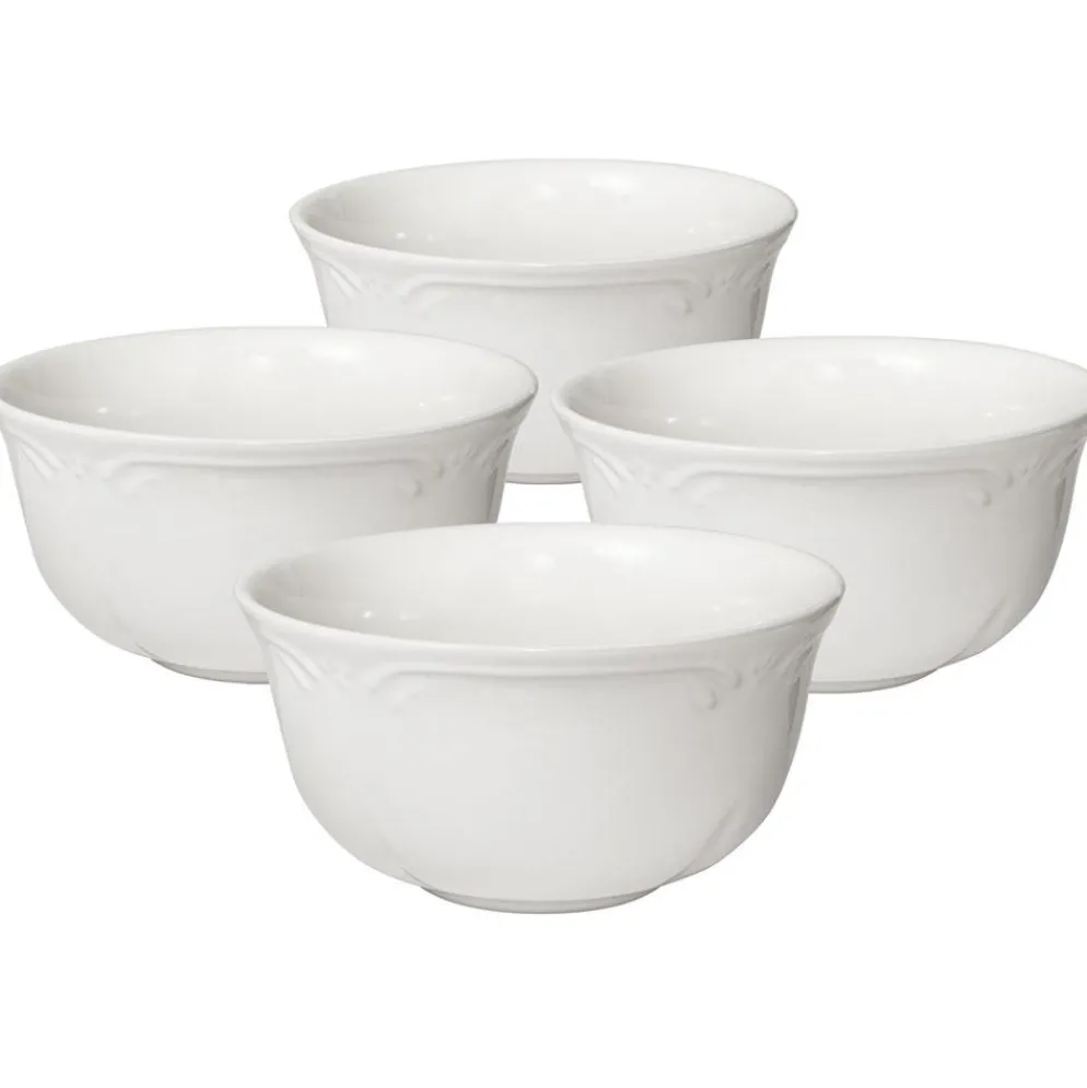 Filigree® Set of 4 Deep Soup Cereal Bowls