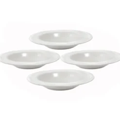 Filigree® Set of 4 Rim Soup Bowls