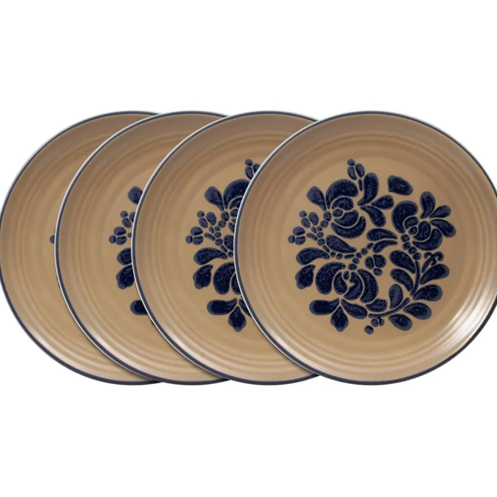 Folk Art® Set of 4 Dinner Plates
