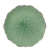 French Lace Set of 4 Green Salad Plates
