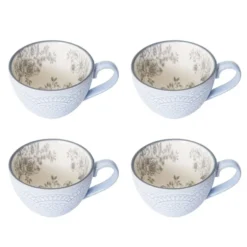 Gabriela Gray 16 Piece Dinnerware Set, Service for 4