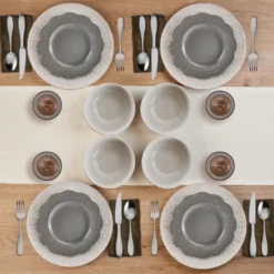 Gia 12 Piece Dinnerware Set, Service for 4