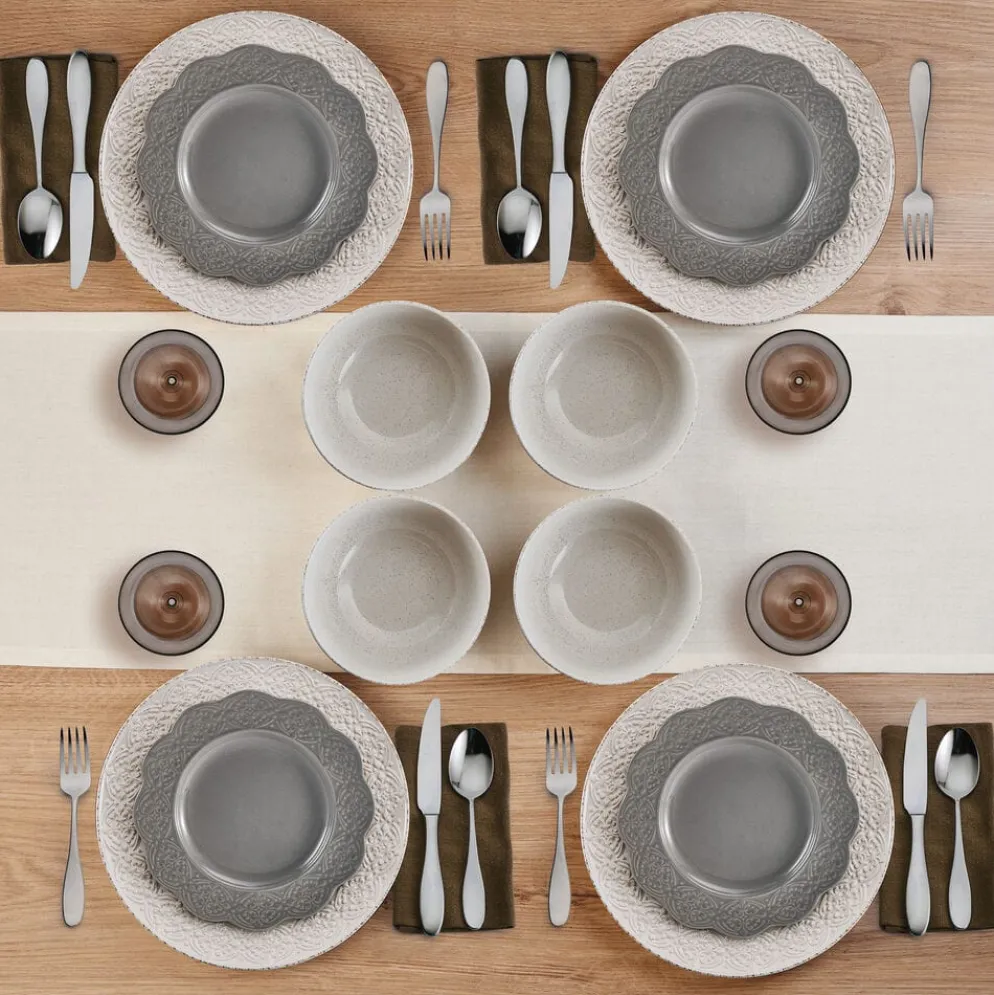 Gia 12 Piece Dinnerware Set, Service for 4