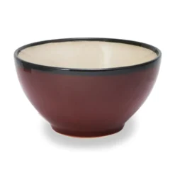 Gourmet Basics Belmont Set of 4 Red Soup Cereal Bowls