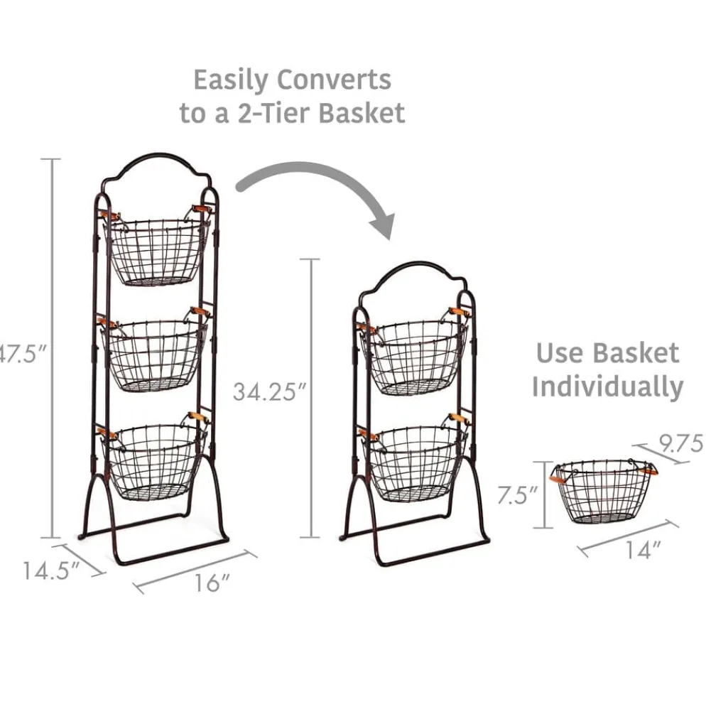 Harbor Adjustable Standing Storage Rack