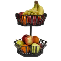 Hex 2 Tier Storage Basket