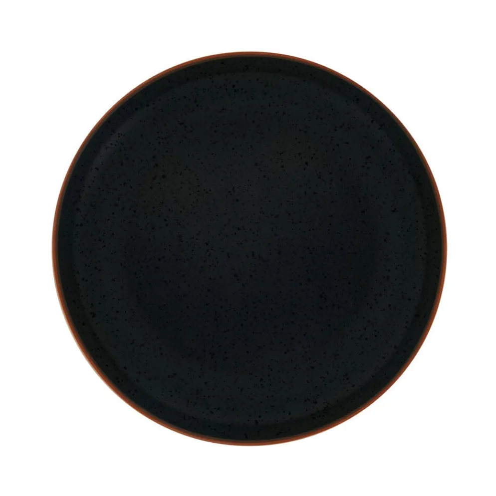 Hunter Black 16 Piece Dinnerware Set, Service for 4