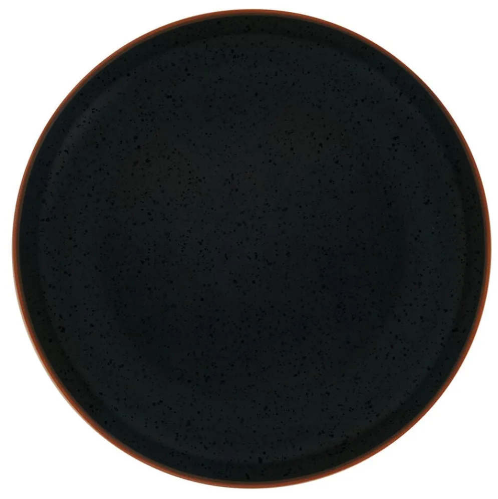 Hunter Black 16 Piece Dinnerware Set, Service for 4