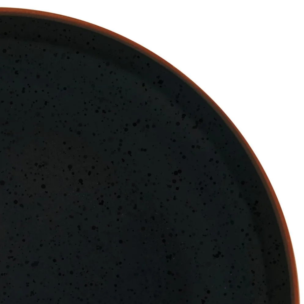 Hunter Black 16 Piece Dinnerware Set, Service for 4